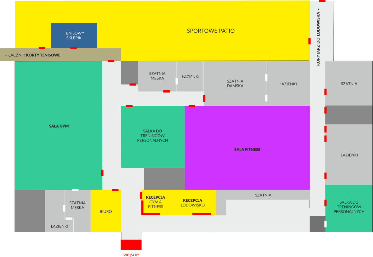 Plan obiektu Mentor Sport