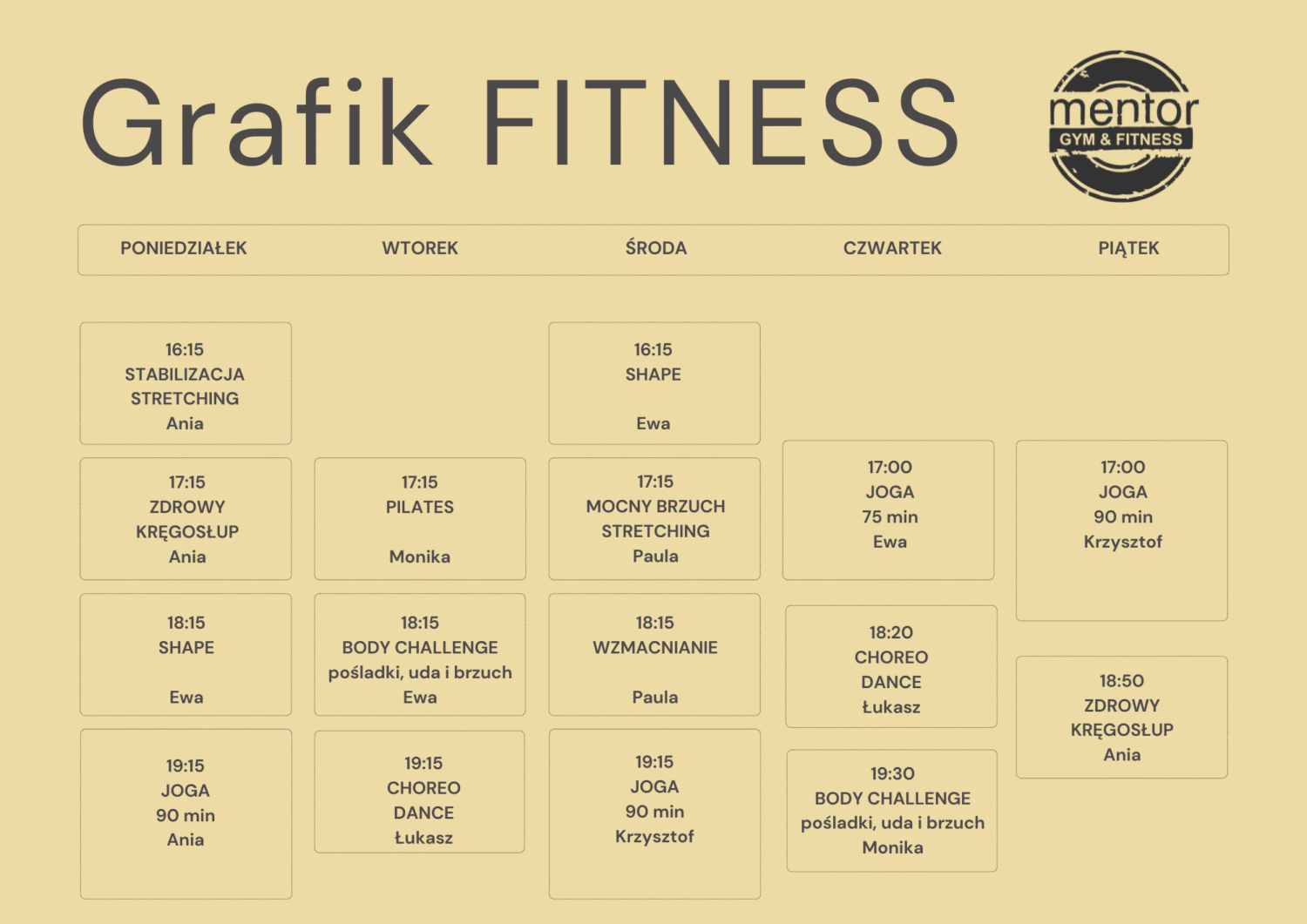 Grafik FITNESS